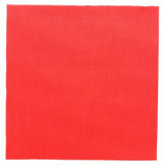 Serviette ouate double point 2 plis 1/4 40X40 cm rouge - par 50