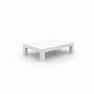 Table basse design 120x80 JUT - blanc