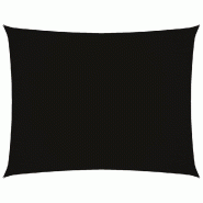 VidaXL Voile de parasol tissu oxford rectangulaire 2,5x4 m noir Modèle Patio Contour - noir 135757