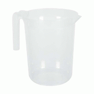 Carafe réutilisable PP avec jauge 1,4 l transparent - par 10