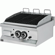Climahosteleria Barbecue à gaz de table en pierre volcanique 13 kW 600x635x285h mm EMP6LG020 Línea 600 Estambul - EMP6LG020