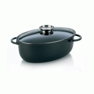 KELA LINE cocotte à braiser en fonte d?Aluminium 45cm noir 15153 - noir 4025457151538