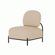Fauteuil lounge Yoko design épuré Fauteuil lounge Yoko design épuré