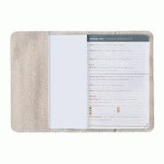 Quo Vadis - Agenda - 2027 - Affaires Color - Semainier - Multilingue - Ella - Beige - 13 mois de déc à déc - 10x15 cm - Papier Clairefontaine blanc