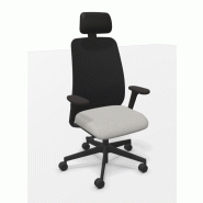 Siège de travail "BELT" - Noir, Resille, Avec, Avec