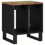 Table d'appoint 40x31x46cm Bois de récupération et d'ingénierie - 8720845578657