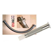 Tuyau flexible PTFE convoluté - très flexible - résistant aux solvants et produits chimiques