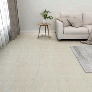 Vidaxl planches de plancher autoadhésives 20 pcs pvc 1,86 m² crème 330144
