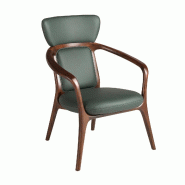 AC ANGEL CERDA Angel Cerdá Fauteuil en similicuir vert foncé 5180C 71 x 69 x 92 - vert fourrure 8435631041153