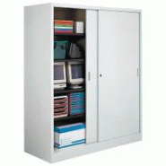 Armoire Jumbo portes coulissantes gris_0