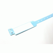 BRACELET HÔPITAL AVEC ÉTIQUETTE - TAILLE ADULTE - BLEU PÂLE (290 C) BRACELET HÔPITAL AVEC ÉTIQUETTE - TAILLE ADULTE - BLEU PÂLE (290 C)