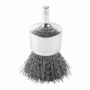 Brosse pinceau sur tige inox ondulé S6 30x25x68mm - 4932501725