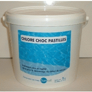 Chlore choc piscine, pastille 5 kg Chlore choc piscine, pastille 5 kg