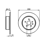 DISQUE DE FREIN BOSCH 0986479243 DISQUE DE FREIN BOSCH 0986479243