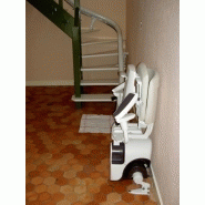 Fauteuil monte-escalier courbe