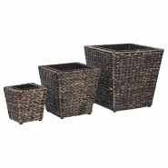Helloshop26 - Jardinière lit surélevé plantes fleurs jardin 3 pcs Jacinthe d'eau marron 02_0001341 - 3000077121537 Helloshop26 - Jardinière lit surélevé plantes fleurs jardin 3 pcs Jacinthe d'eau marron 02_0001341 - 3000077121537