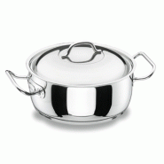 Lacor - 72020 - Casserole avec couvercle Professional 20 cm en acier inoxydable - inox 72020