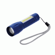 Lampe Torche Aluminium Puissante Avec Batterie Rechargeable Bleue - 5601316103161