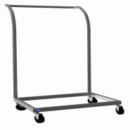 Mastro Chariot à transport paniers pour lave-vaisselle, 500x500 mm - VIRTUS - noir inox IFA0003/E