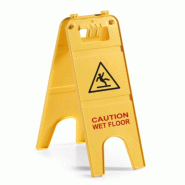 Panneau de signalisation caution wet floor