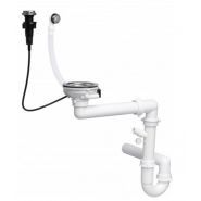 Siphon mural pour évier - primagran - automatique avec un bac Siphon mural pour évier - primagran - automatique avec un bac