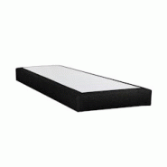 Sommier tapissier 1 place Epaisseur 18 cm Noir (pieds non inclus) 90x200 cm SISAL BELLECOUR - noir Bois massif 3SO0205180920.C145 Sommier tapissier 1 place Epaisseur 18 cm Noir (pieds non inclus) 90x200 cm SISAL BELLECOUR - noir Bois massif 3SO0205180920.C145