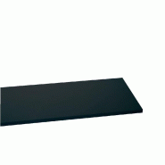 Tablette L60xP30cm épaisseur 22mm - noire - pour gondoles Vertigo