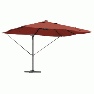 VidaXL Parasol Terre cuite 352 x 251 x 265 cm Polyester et Aluminium Modèle Titan Outdoor Plus - 42003334