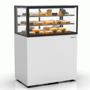 Vitrine réfrigérée INTEGRA humidité contrôlée sur base haute - 1000 mm - 3 niveaux - H1400 mm - IN100/50-140H | Sayl Barcelona