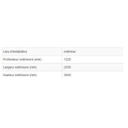 210529w - Abri fumeurs mural en bois - 2 m² avec banc et revêtement transparent_1