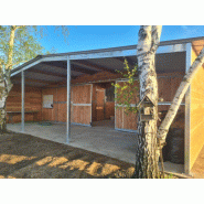 Barn en Bois Douglas et Ossature Métallique - BARN001 - Solidité et Confort