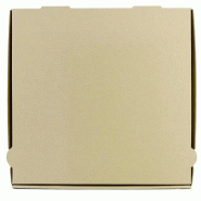 Boîte pizza neutre brune 40x40 cm - PIZZA-BRUN-40X40