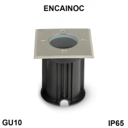 Boîtier encastrable sol ip65 pour gu10 - réf encainoc