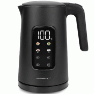 Bouilloire Emerio 1,7 L – Réglage température – Commande tactile – Maintien au chaud – Rotation 360° – 2200 W – WK-132229 Noir - noir p