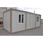 Bungalow de chantier k 2002 / modulaire / panneau sandwich 6.00 x 2.40 x 2.64 m