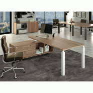 Bureau de direction en bois sur crédence disponible en stock Bureau de direction en bois sur crédence disponible en stock