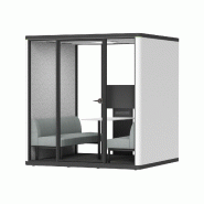 Cabine acoustique Meetbox6 Silens 6 personnes - Blanc