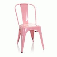 Chaise VANTAGGIO COMFORT métallique rose hjh OFFICE - rose métal 645051