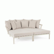 Daybed Lanai Camel sable 101,3 x 178,5 x 40 cm par 2