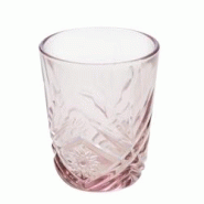 De 6 gobelets rose - Boite Rond Verre Amadeus 8.3x8.3 cm - rose verre 3520071961118 De 6 gobelets rose - Boite Rond Verre Amadeus 8.3x8.3 cm - rose verre 3520071961118