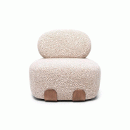 Fauteuil Heilan super casual lounge avec structure en contreplaqué et tissu personnalisable Fauteuil Heilan super casual lounge avec structure en contreplaqué et tissu personnalisable