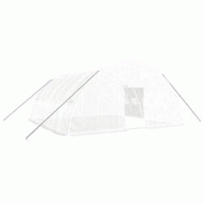 Helloshop26 - Serre tente abri plante fleur légumes avec cadre en acier 36 m² 6 x 6 x 2,85 m blanc 02_0044581 - 3000220223545 Helloshop26 - Serre tente abri plante fleur légumes avec cadre en acier 36 m² 6 x 6 x 2,85 m blanc 02_0044581 - 3000220223545