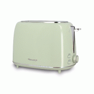 Menastyl - Grille pain retro 2 tranches en acier inoxydable celadon - 3256391050101