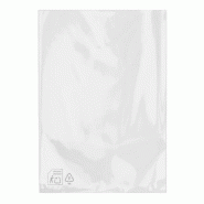 MONOUSO - Sac en Polypropylène BO Sans fermeture 25x35cm G130 (100 Utés) - 8435771400971