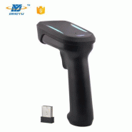 Scanner de code-barres omnidirectionnel - Petit format tenu en main - Balayage CMOS automatique - Matériel ABS