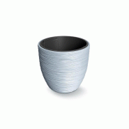 Prosperplast - Jardinière grise avec réserve d’eau, collection FURU - 29,8x29,8x28 cm, capacité de 15 L - gris plastique polypropylène ZA5584