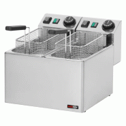 RM GASTRO Friteuse électrique double 0,42 kW/l, 5+5 l TOP 230 V REDFOX - FE 44 E - REDFOX - 0615402419017