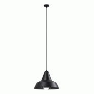 ROSSINI ILLUMINAZIONE Lampe À Suspension Uma Couleur Noir - Design Industriel En Métal, Raccordement E27, 75W, Ip20, Idéale Pour Éclairage Intéri