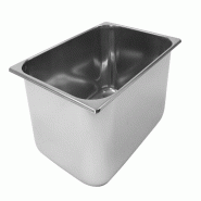 Schneider - Bac à glace, acier inoxydable, 360 x 250 x 180 mm - 12,9 L - inox 199618