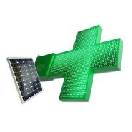 Solar led 800 - enseigne pharmacie - sarl identy sign - dimensions : 800 x 800 mm